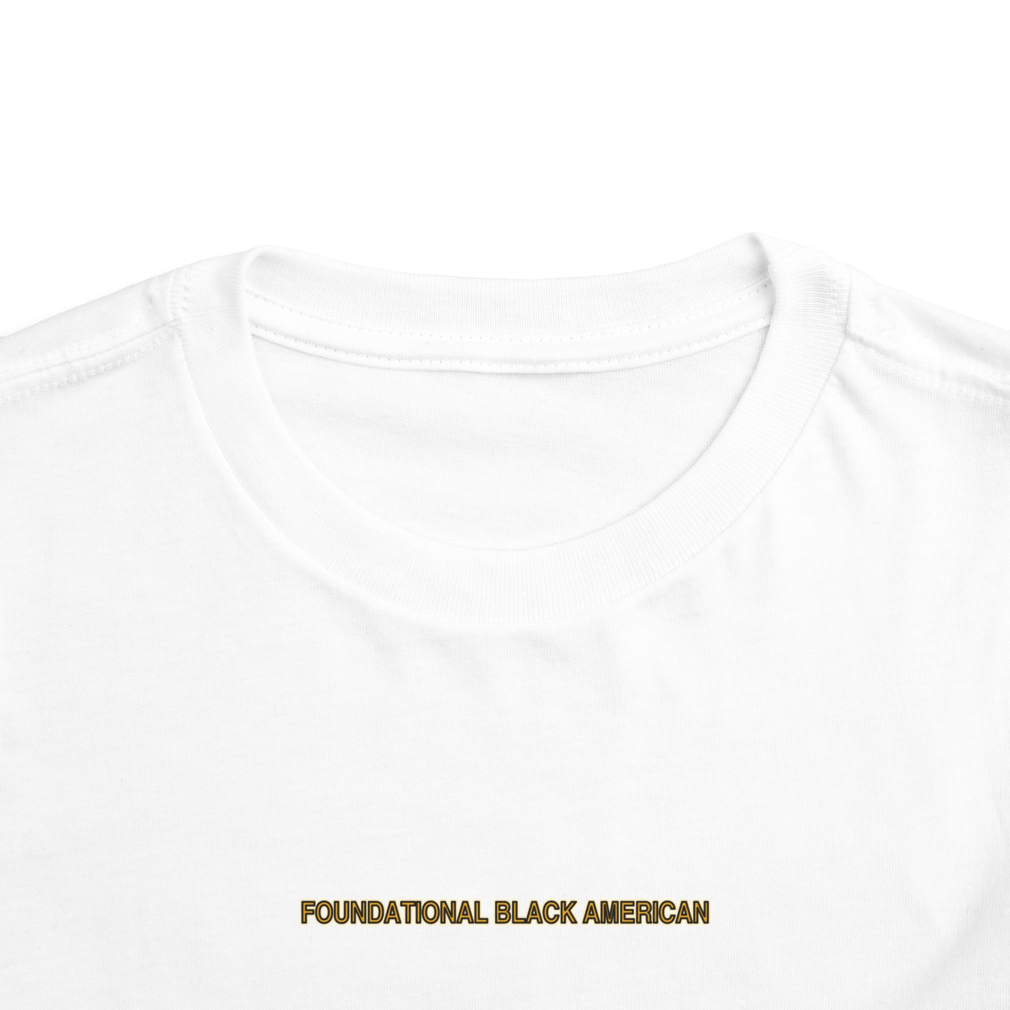 FBA Badge Toddler T-Shirt | Foundational Black American Kids Tee - Image 4