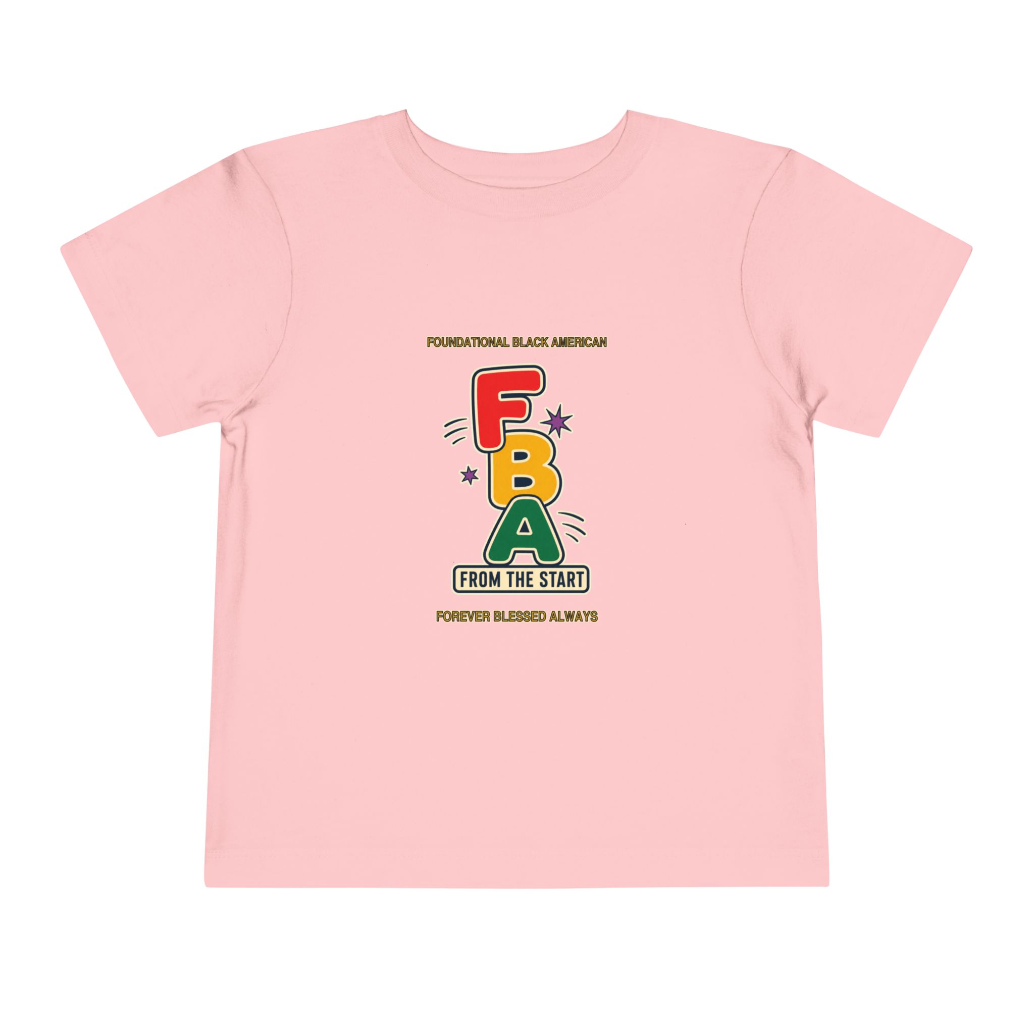 FBA From the Start Toddler T-Shirt | Foundational Black American Kids Tee - Image 8