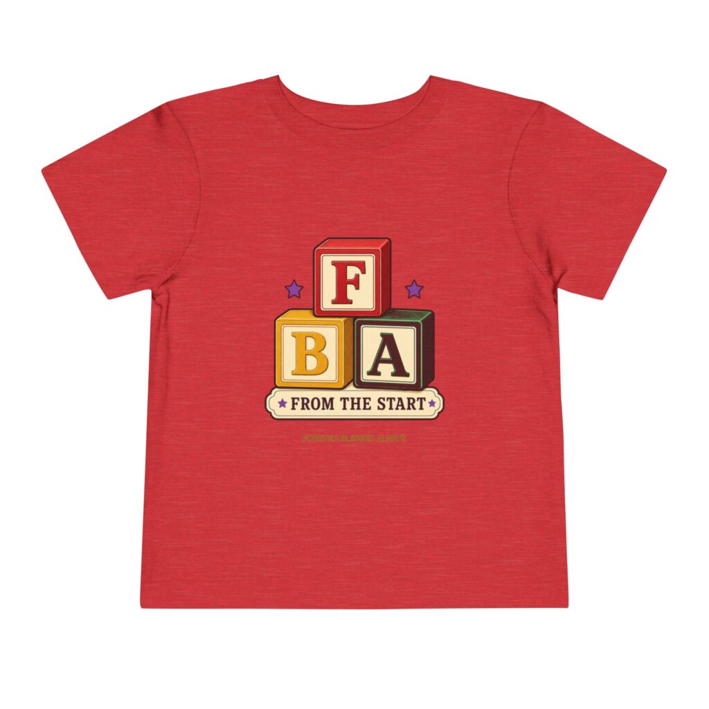 FBA Heritage Blocks Toddler Tee – Forever Blessed Always