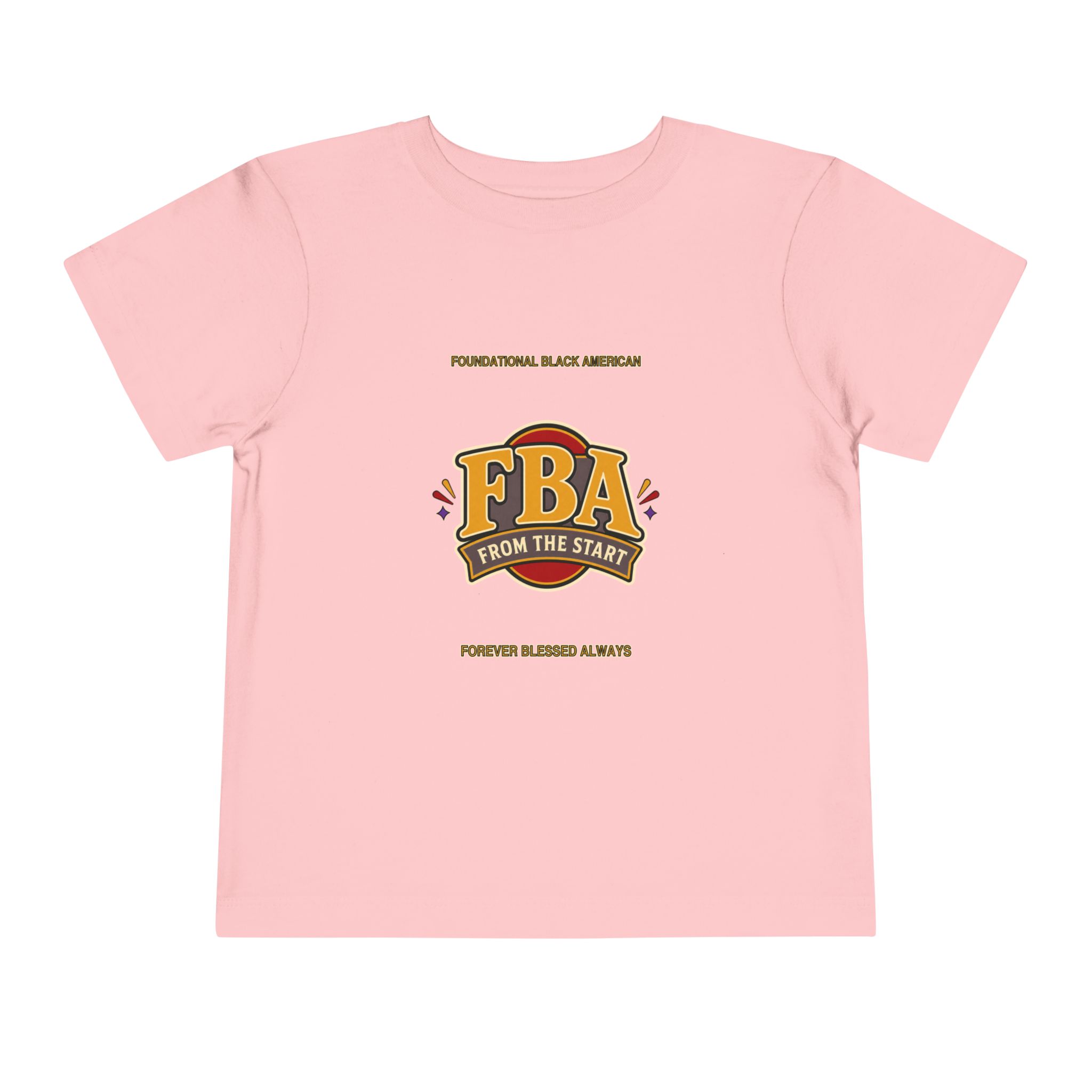 FBA Badge Toddler T-Shirt | Foundational Black American Kids Tee - Image 9