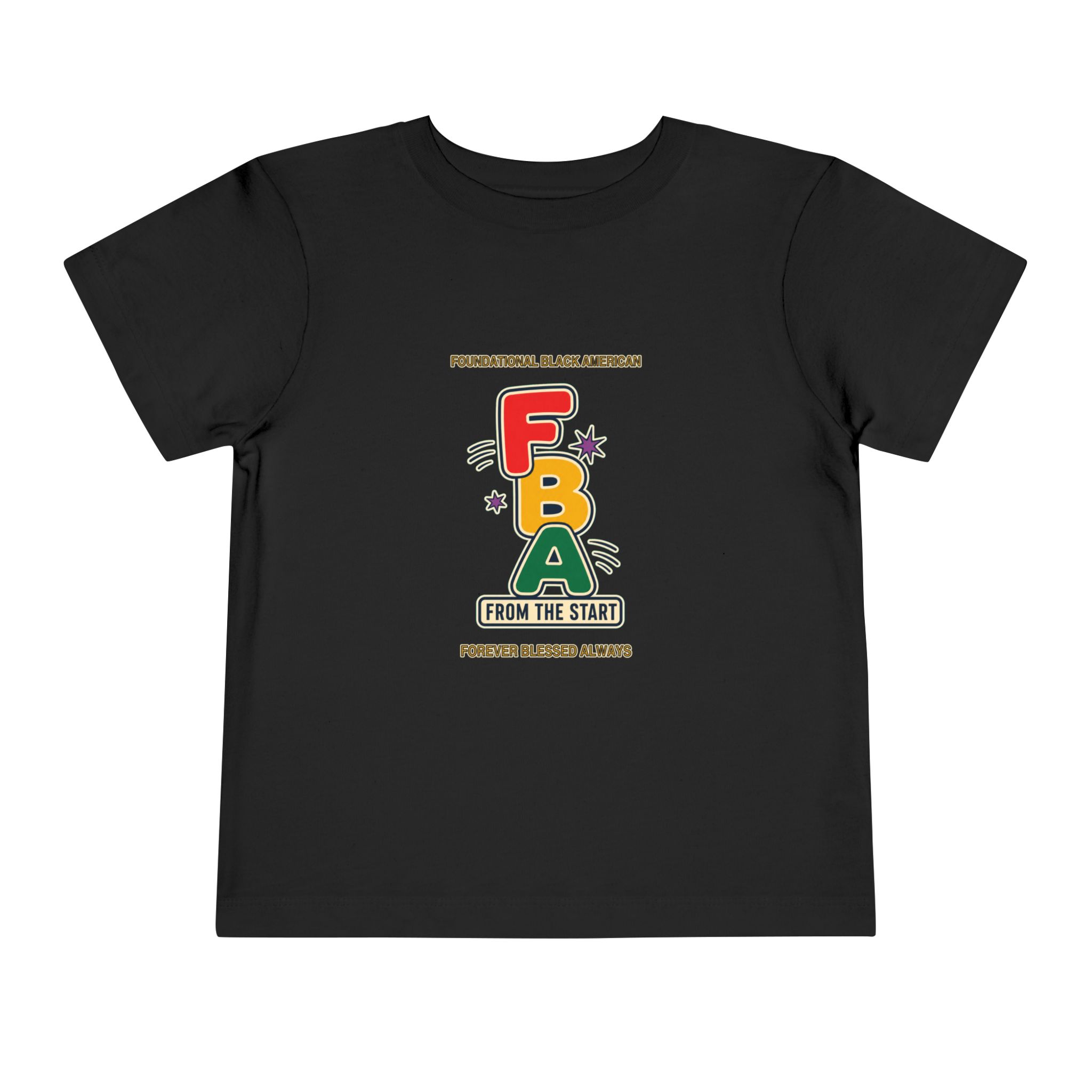 FBA From the Start Toddler T-Shirt | Foundational Black American Kids Tee - Image 7