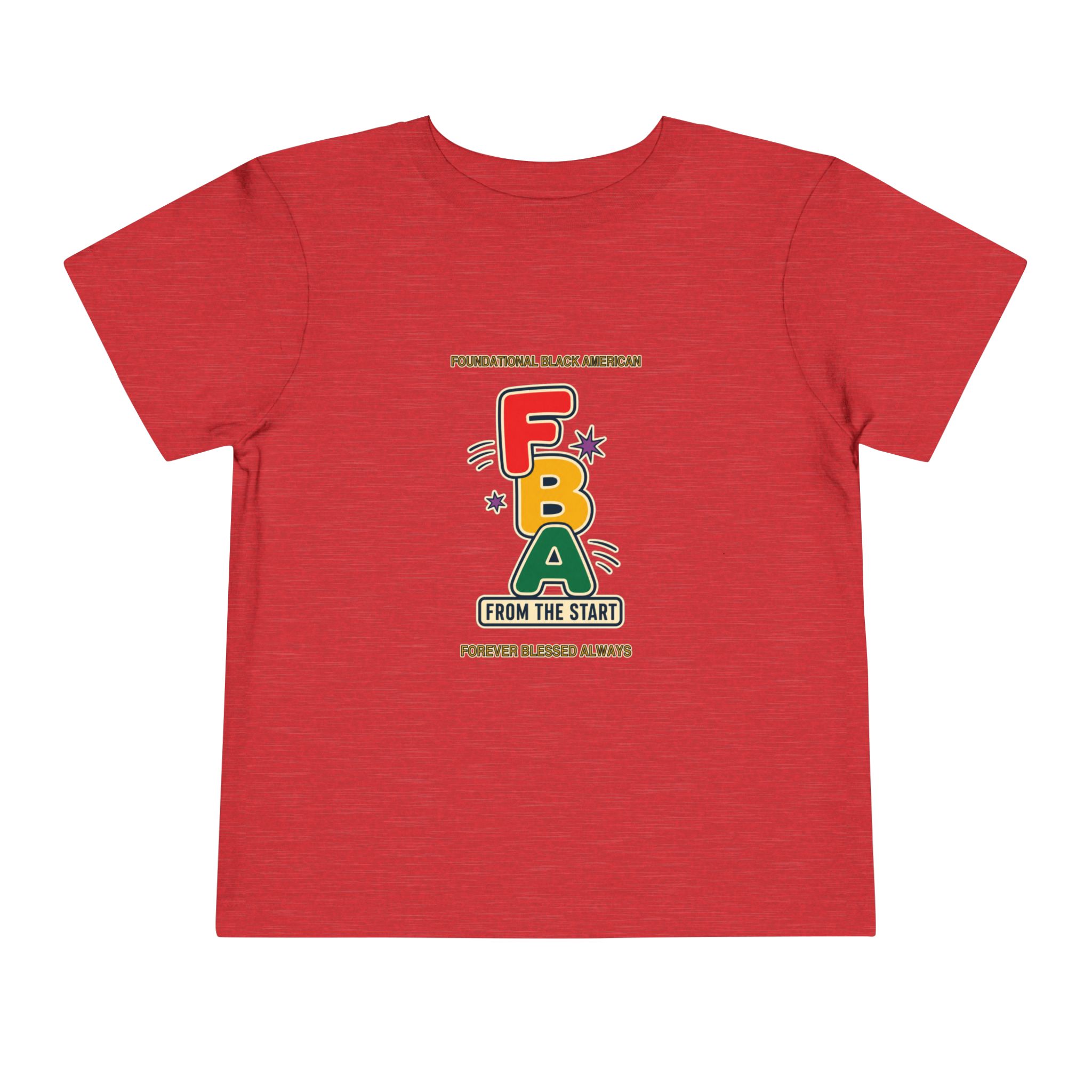FBA From the Start Toddler T-Shirt | Foundational Black American Kids Tee - Image 6