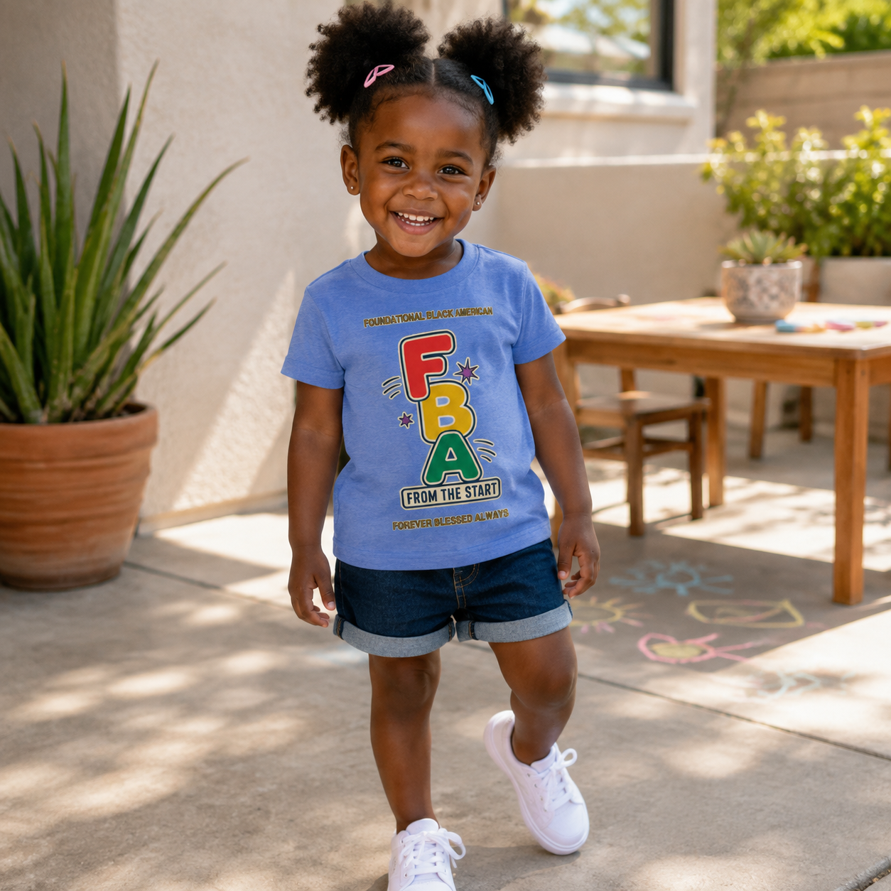 FBA From the Start Toddler T-Shirt | Foundational Black American Kids Tee - Image 2