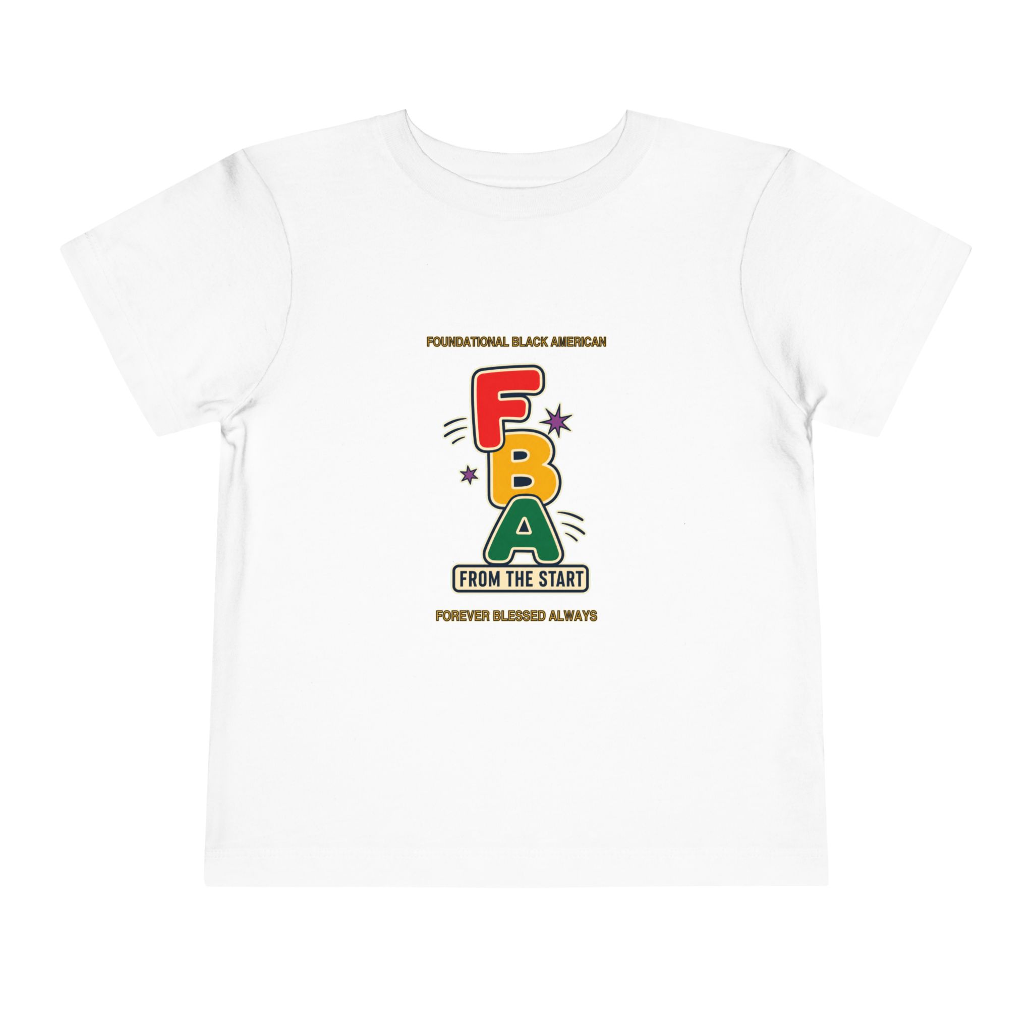 FBA From the Start Toddler T-Shirt | Foundational Black American Kids Tee - Image 10