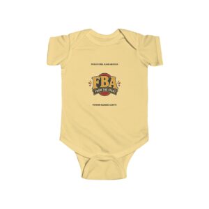 FBA Badget Infant Bodysuit | Foundational Black American Baby One-Piece
