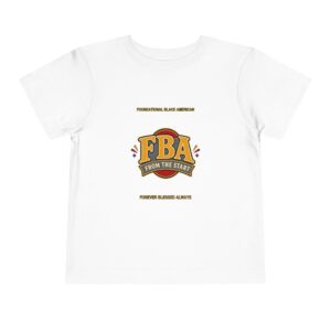 FBA Badge Toddler T-Shirt | Foundational Black American Kids Tee
