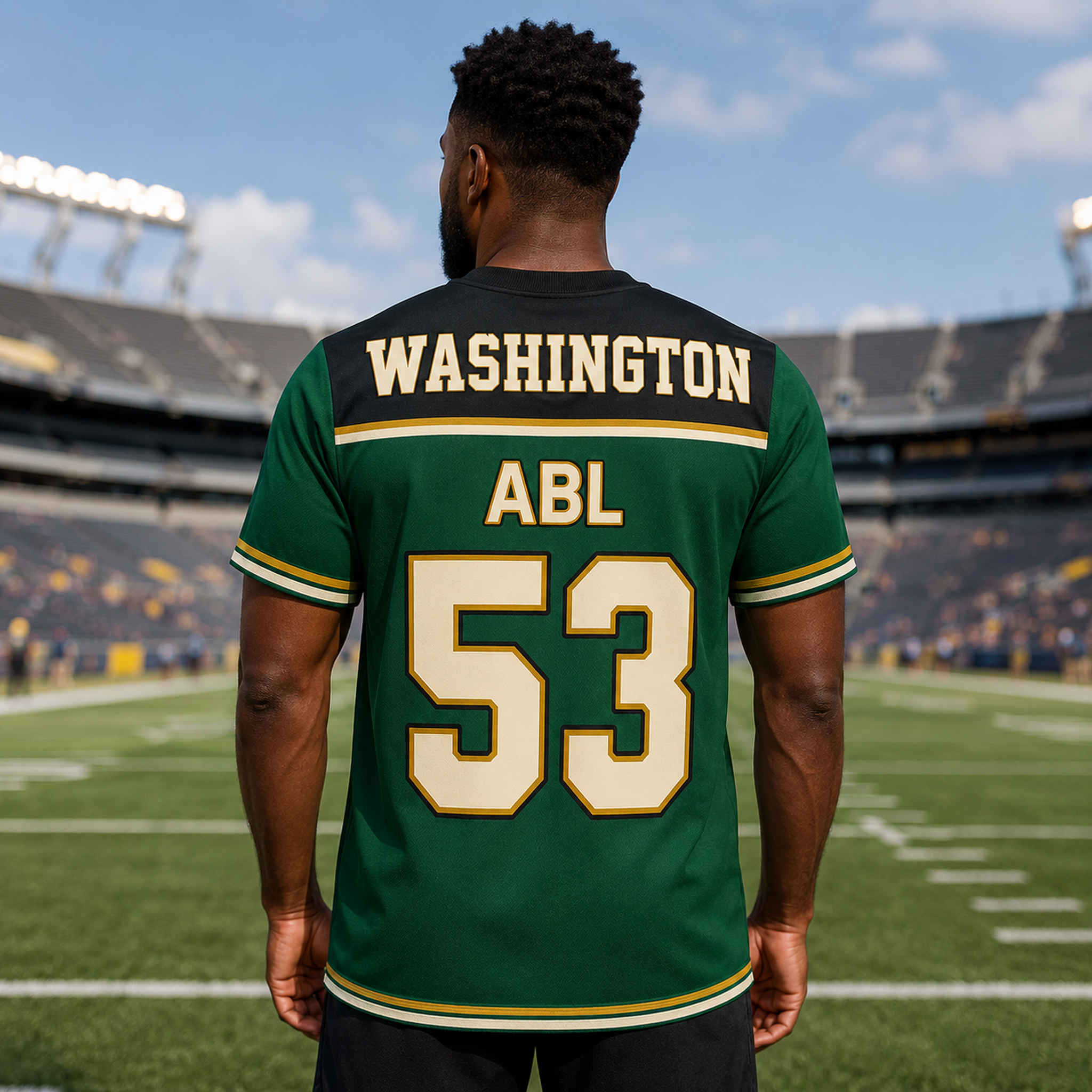 Certified ABL Heritage Jersey – Unisex Personalized American Black Lineage Football Jersey - Image 3