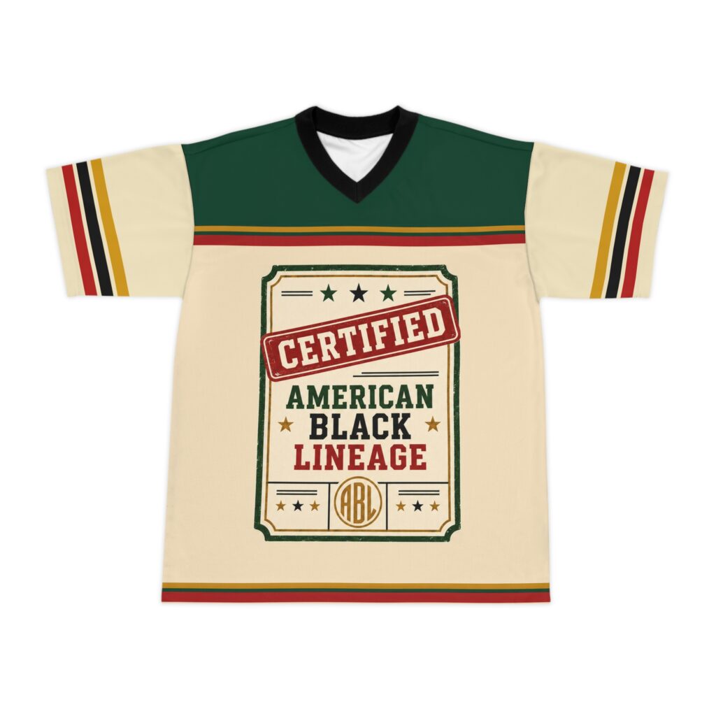 Certified ABL Passport Football Jersey – Personalized American Black Lineage Football Jersey