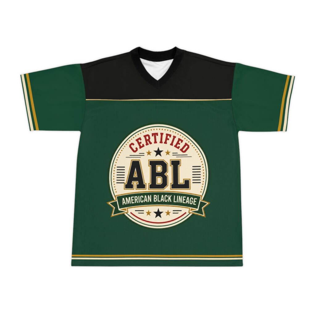 Certified ABL Heritage Jersey – Unisex Personalized American Black Lineage Football Jersey